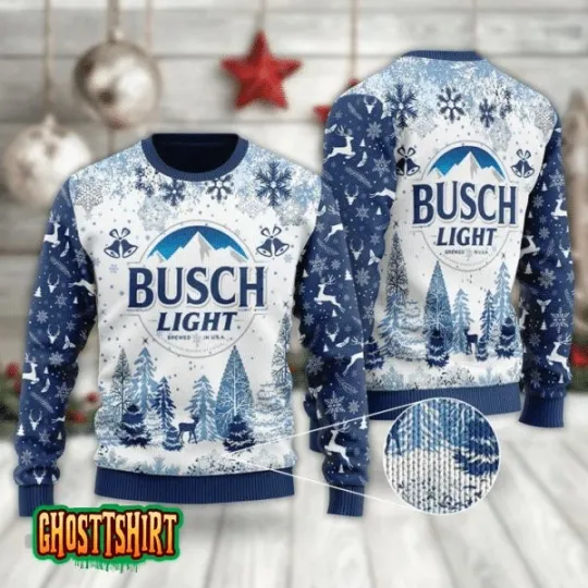 Discover Light Beer Knitted Sweater Ugly Christmas Shirt