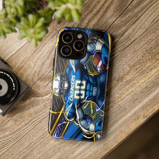 Discover Chargers Football iPhone Case, Durable Sporty Cover