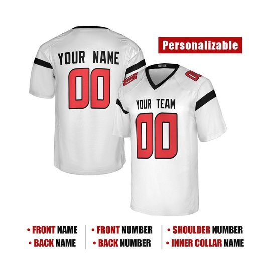 Discover Custom 2006 Houston Texans Football Jersey, White, Legacy, Adult Sizes