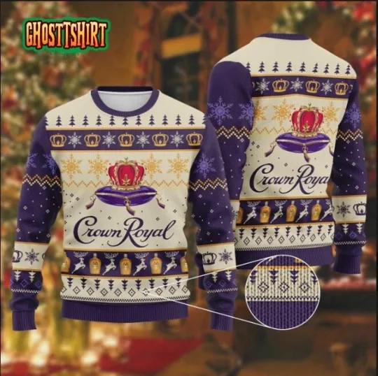 Discover Crown Royal Christmas Sweater