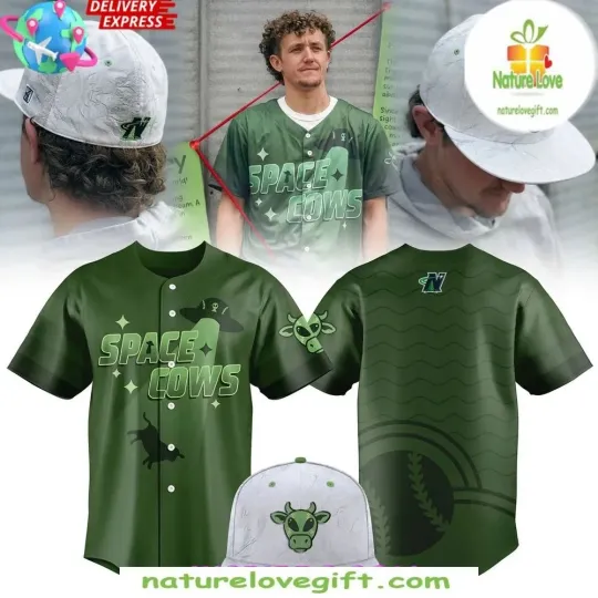 Discover 2025 Madison Mallard Space Cows Baseball Jersey