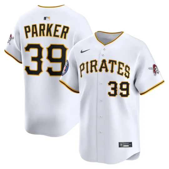 Discover Parker Hall of Fame 2025 Pittsburgh Pirate Home Jersey Reprint