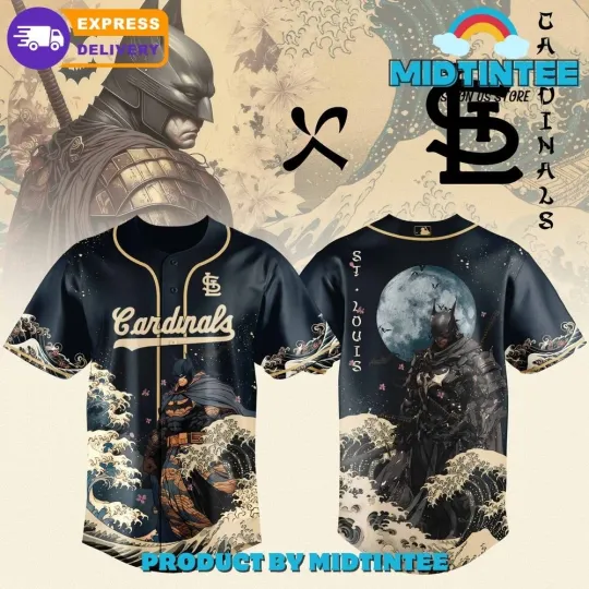 St Louis Cardinal X Batman The Legend Of Gotham Baseball Jersey 2025