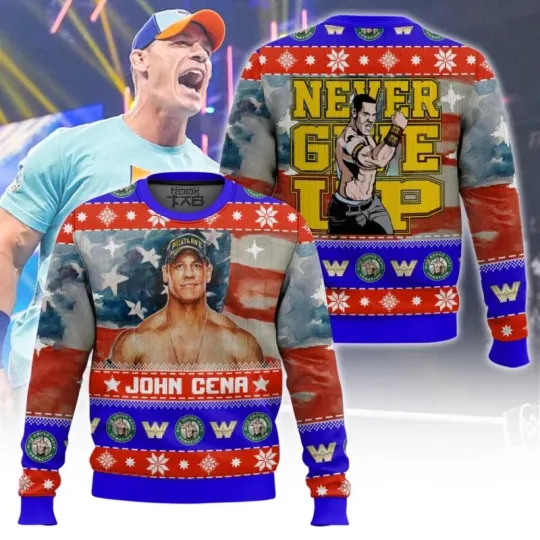 Discover Jo Cen Wrestling Entertainment Ugly Christmas Sweater