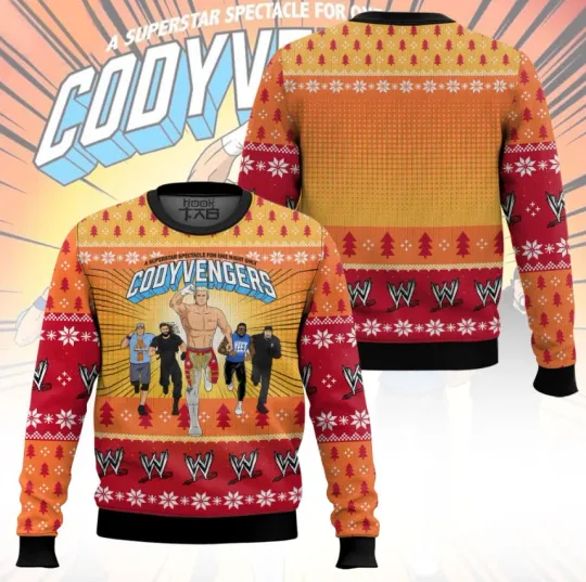 Cody Rhodes Codyvengers Wrestling Entertainment Ugly Christmas Sweater