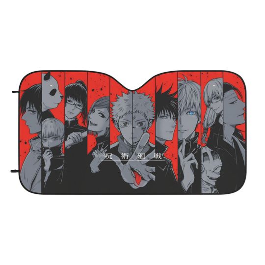 Discover Car Sun Shade Anime , Car Accessories, UV Protection, Gift for Car Lovers