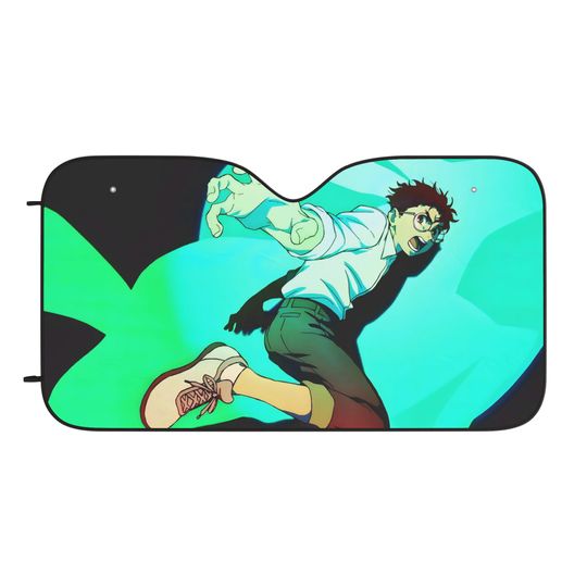 Discover Anime Car Sun Shade, UV Protection, Car Interior Accessories