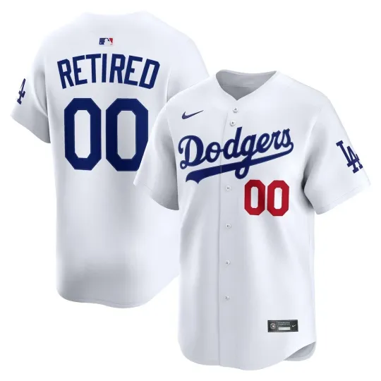 Discover Los Angeles Dodger White Home Pick-A-Player Retired Roster Jersey Reprint