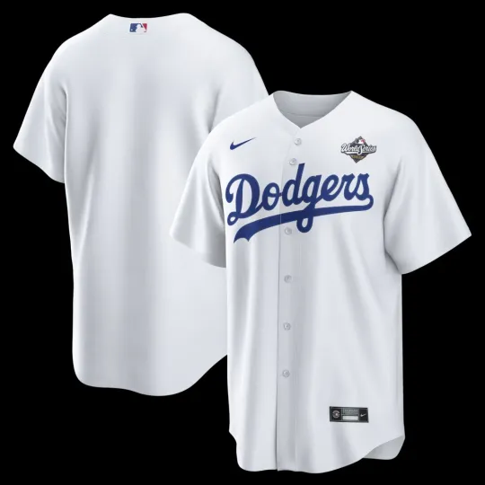 Discover Dodgers White 2025 World Series Home Baseball Jersey Size XS-5XL Reprint