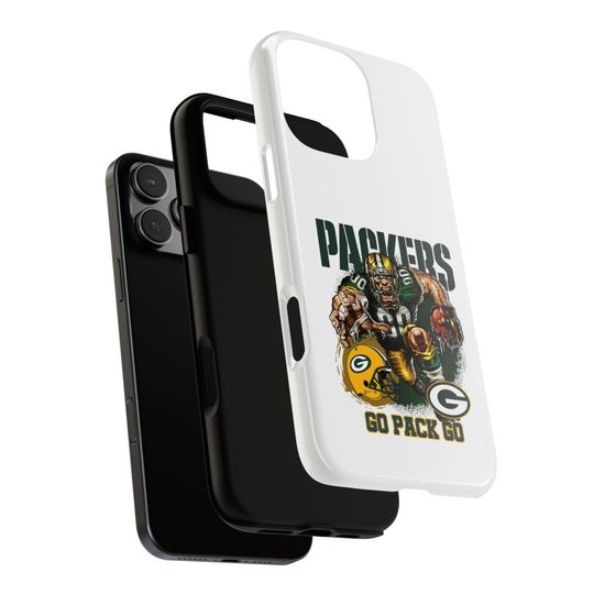 Discover Green Bay Packers Tough Phone Case, Dual Layer Protection