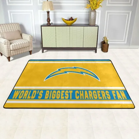 Discover World's Biggest San Diego Chargers Fans Carpet Anti-skid Floor Blanket 36*24in