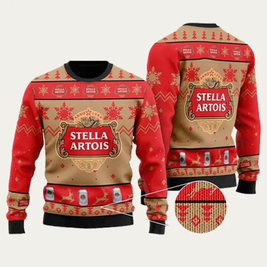 Discover Stella Artois Ugly Christmas Sweater