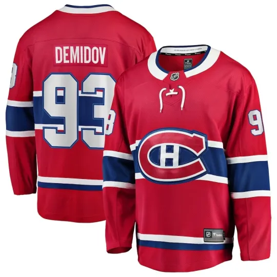 Discover Ivan Demidov Montreal Canadiens Home/Away Jersey