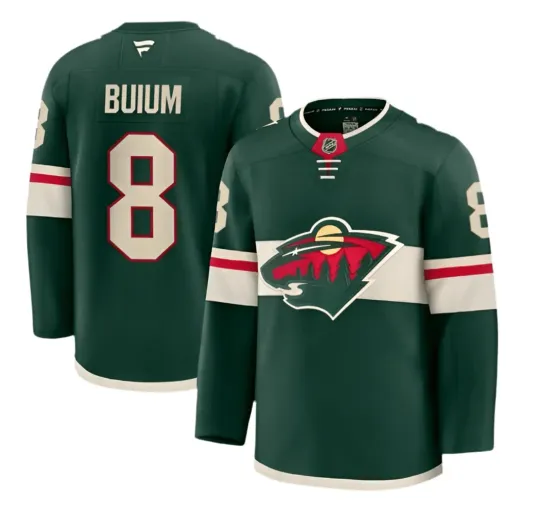 Discover Zeev Buium Minnesota Wild Jersey Home