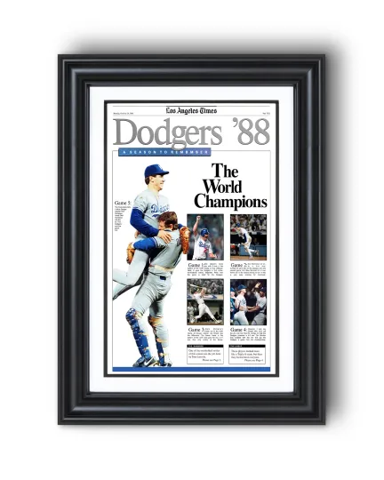 Discover 1988 Los Angeles Dodgers "The World Series Champions" Commemorative UnFramed