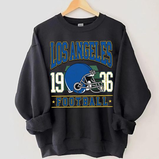 Discover Los Angeles Football Vintage Sweatshirt, Los Angeles Football Fan Gift