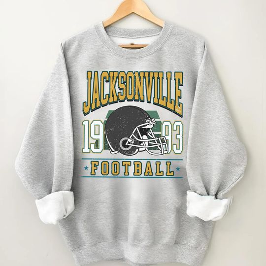 Retro Jacksonville Football Sweatshirt, Game Day Gift, Sunday Football