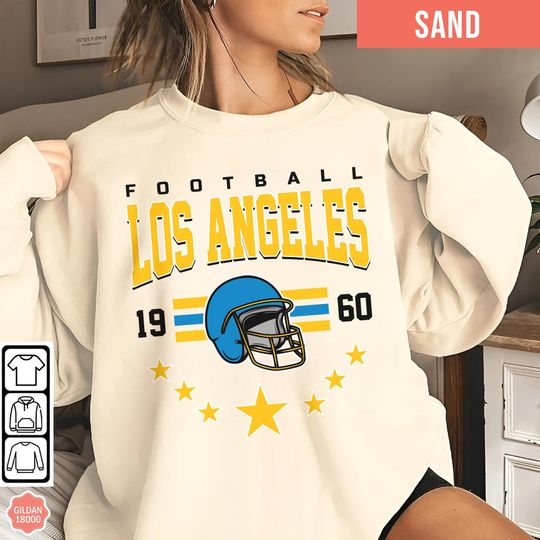 Discover Los Angeles Football Team Sweatshirt, Sunday Football Sweatshirt, Gift for Football Fan