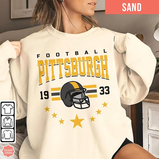 Discover Pittsburgh Football Team Sweatshirt, Sunday Football Sweatshirt, Gift for Football Fan