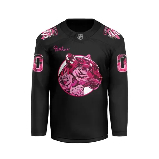 Discover Custom Florida Panthers 2025/26 Pink In The Rink Hockey Shirt Men's Fan Gear