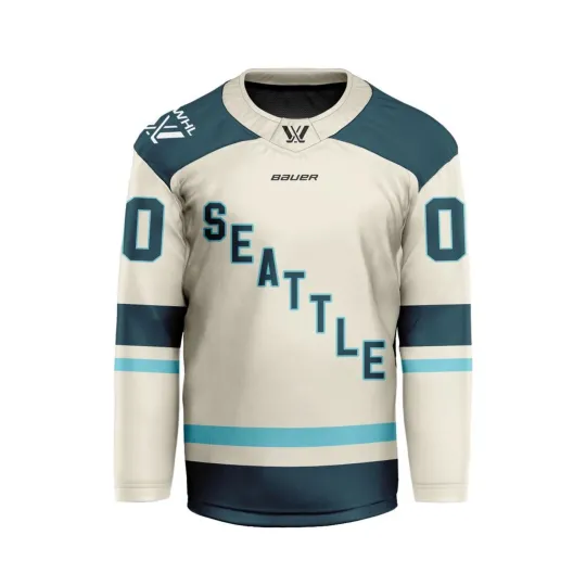 Discover Personalized Seattle Kraken 2025/26 Away Hockey Shirt Men's Fan Gear Xmas Gift