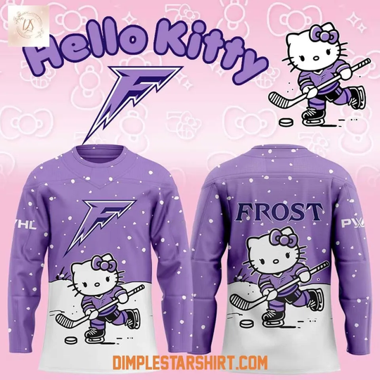 Discover Personalized Minnesota Frost x Kitty Christmas 2025 Hockey Shirt