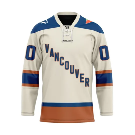 Discover Personalize Vancouver Canucks 2025/26 Away Lace Hockey Shirt Men's Fan Gear Gift