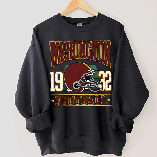 Discover Washington Football Vintage Sweatshirt, Washington Football Shirt, Washington Football T-Shirt, Washington Fan Gifts T-Shirt