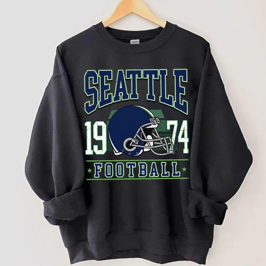 Seattle Football Team Sweatshirt, Sunday Football Sweatshirt, Gift for Football Fan