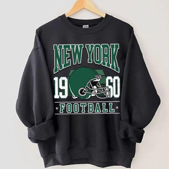 Discover New York Football Sweatshirt, Vintage New York Football Shirt, New York Football Shirt, Sunday Football Shirt, New York Fan Gift
