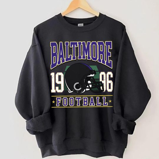 Baltimore Football Team Sweatshirt, Sunday Football Sweatshirt, Gift for Football Fan