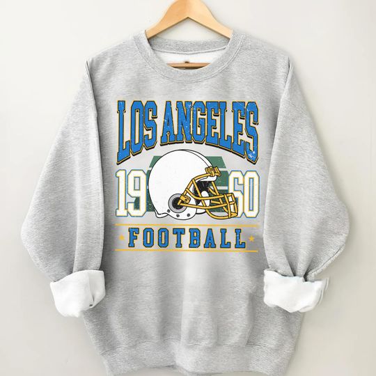 Discover Los Angeles Football Vintage Sweatshirt, Los Angeles Football Crewneck, Los Angeles Football Shirt,  Los Angeles Football Fan Gift