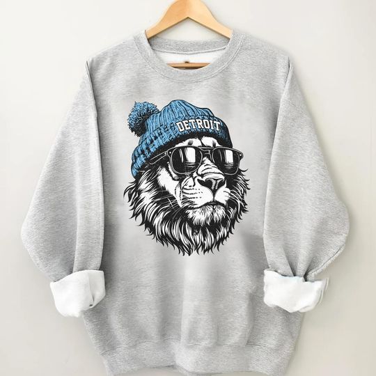 Discover Detroit Football Vintage Sweatshirt, Detroit Football Tee, Detroit Football Shirt, Detroit Football Sweater, Sunday Football