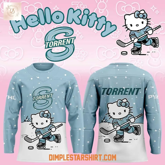 Discover Personalized Seattle Torrent x Kitty Christmas 2025 Hockey Hockey Shirt Men's