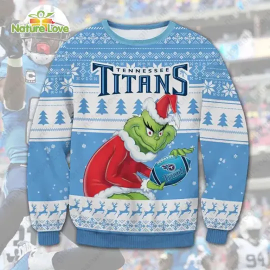 Discover The funny character Stole Tnnss T!t@ns football Ugly Christmas Sweater