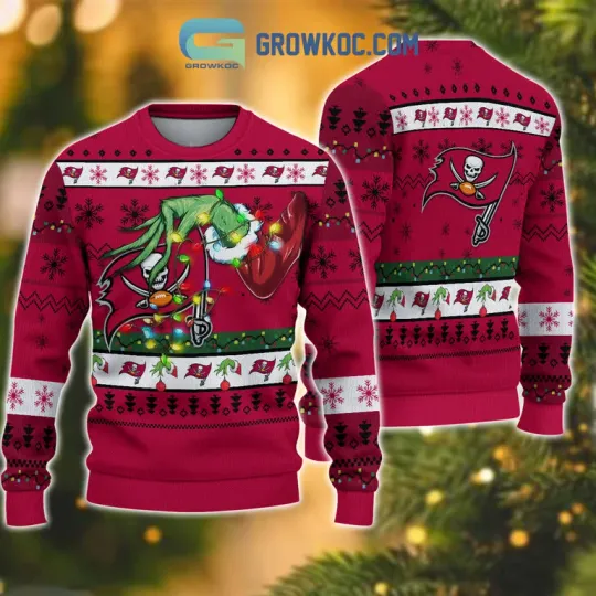 Discover T@mp@ B@y B*cc@nrs football funny character Christmas Ugly Sweater