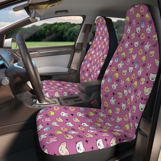 Discover SZKOO Car Seat Covers, Stray Kids Car accessory, Cute Pattern Sear Cover