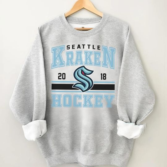 Discover Vintage Seattle Krake Sweatshirt, Sweatshirt for Hockey Fans