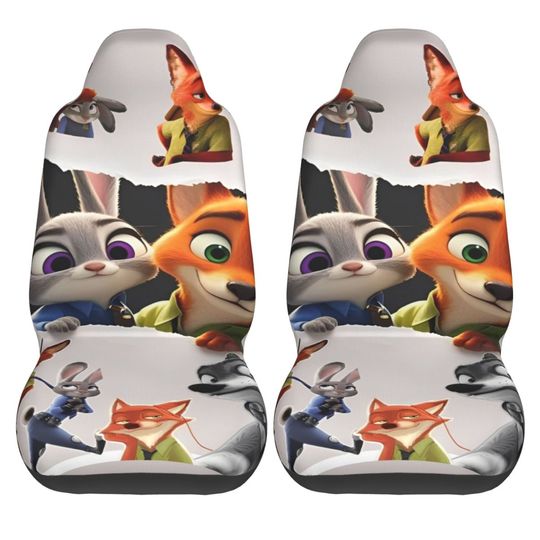 Discover Zootopia 2 Car Seat Covers Set