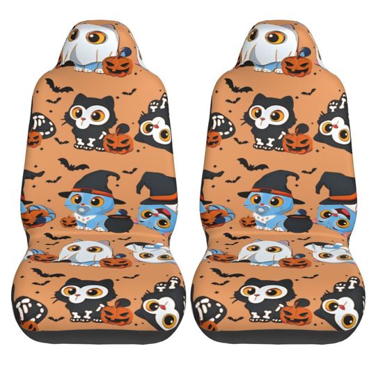 Discover KPop Demon Hunter Car Seat Covers HalloweenSeat Covers