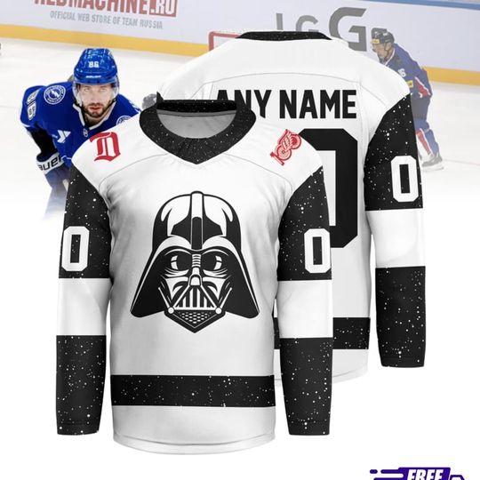 Discover FREESHIP! Detroit Red Wings Star Wars 2025 Hockey Shirt Fan Gear Reprint