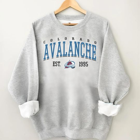 Discover Vintage Colorado Avalanch Sweatshirt, Sweatshirt for Hockey Fans
