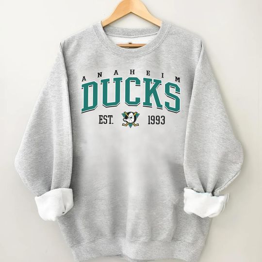 Discover Vintage Anaheim Duck Sweatshirt, Sweatshirt for Hockey Fans