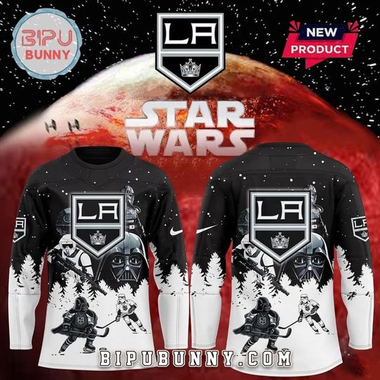 Discover FREESHIP! Los Kings Star Wa.rs 2025 Hockey Shirt Men's Fan Gear Reprint
