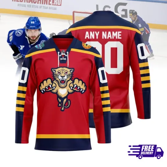 Florida Panthers 2025/26 Winter Classic Hockey Shirt Reprint