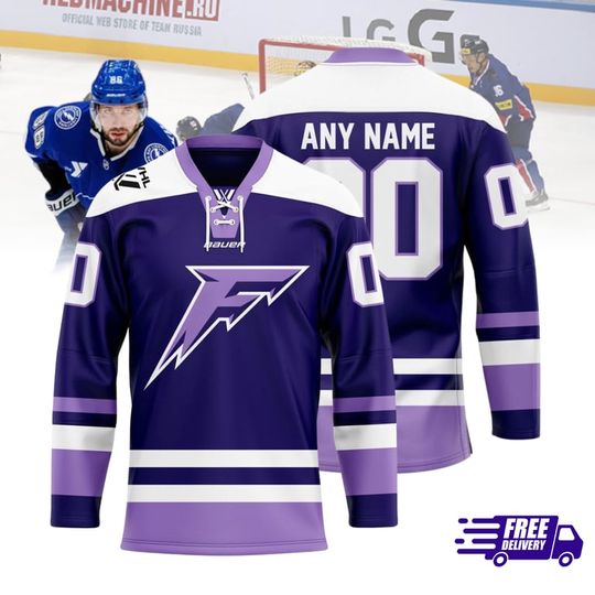 Discover FREESHIP! Minnesota Frost 2025/26 Home Lace Hockey Shirt Reprint