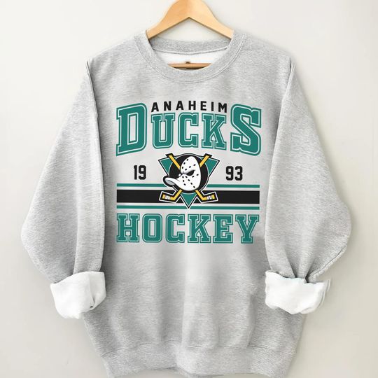 Discover Vintage Anaheim Duck Sweatshirt \ T-Shirt, Vintage Ducks Sweater, Ducks T-Shirt, Hockey Fan Shirt, Retro Anaheim Ice Hockey