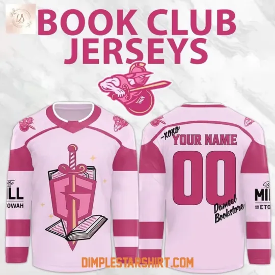 Discover Atlanta Gladiators Book Club 2025 Hockey Shirt Reprint