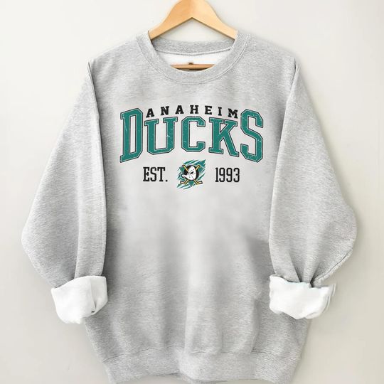 Discover Vintage Anaheim Duck Sweatshirt, Sweatshirt For Hockey Fan