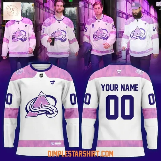Discover FREESHIP Colo 2025 Hockey Fights Cancer Jersey Reprint
